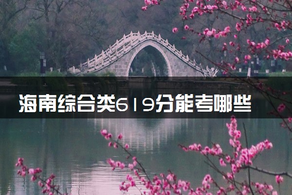 海南综合类619分能考哪些大学 2025考生稳上的大学名单