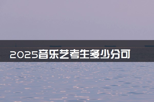 2025音乐艺考生多少分可以报海南职业技术学院
