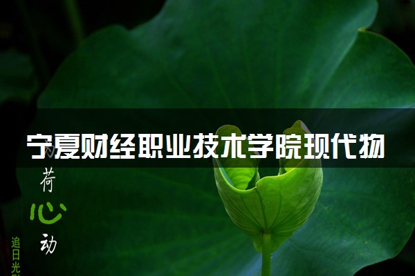 宁夏财经职业技术学院现代物业管理专业怎么样 录取分数线多少