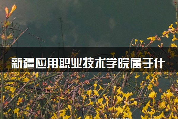 新疆应用职业技术学院属于什么档次 学校好不好