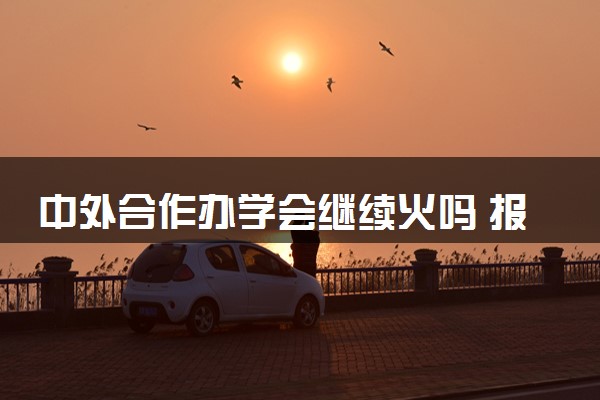 中外合作办学会继续火吗 报考前要注意什么