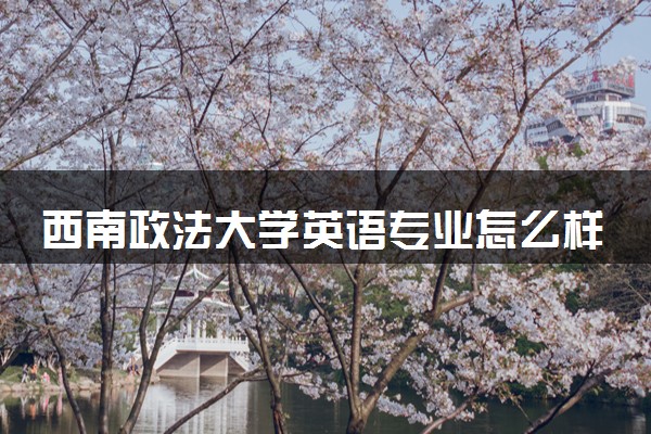 西南政法大学英语专业怎么样 录取分数线多少