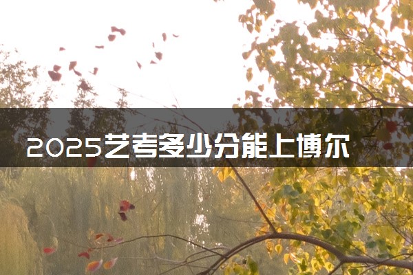 2025艺考多少分能上博尔塔拉职业技术学院 最低分数线是多少