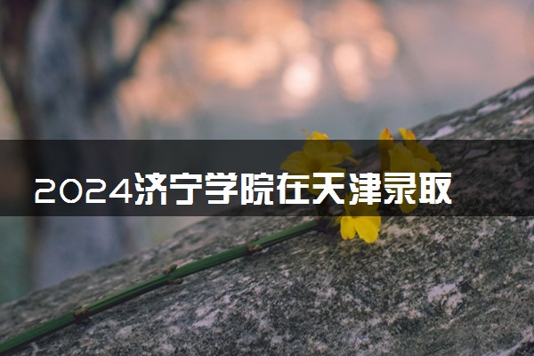 2024济宁学院在天津录取分数线 各专业分数及位次