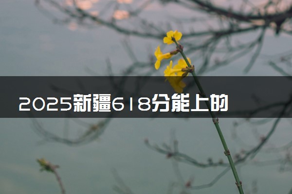 2025新疆618分能上的大学有哪些 可以报考院校名单