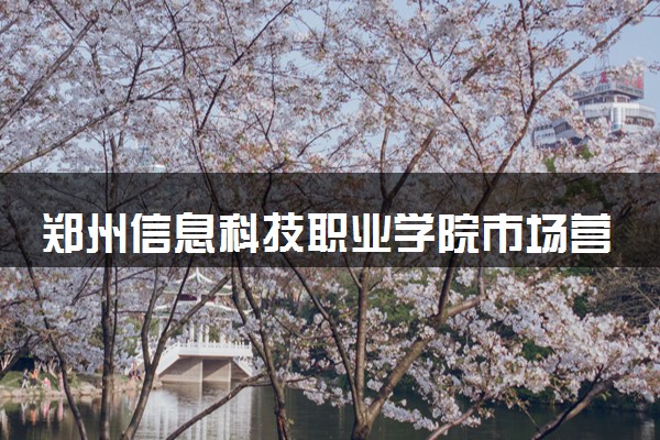郑州信息科技职业学院市场营销专业怎么样 录取分数线多少