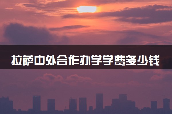 拉萨中外合作办学学费多少钱 花销高吗