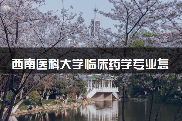 西南医科大学临床药学专业怎么样 录取分数线多少