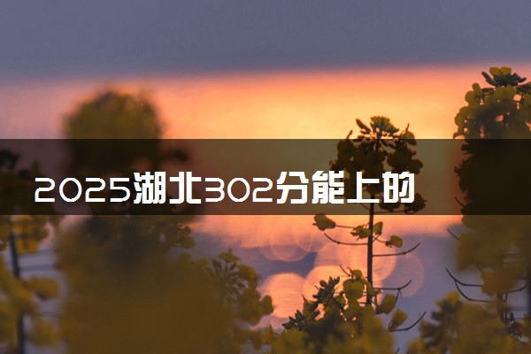 2025湖北302分能上的大学有哪些 可以报考院校名单