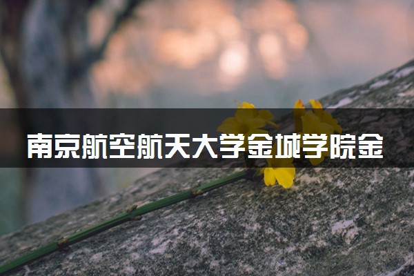 南京航空航天大学金城学院金融学专业怎么样 录取分数线多少