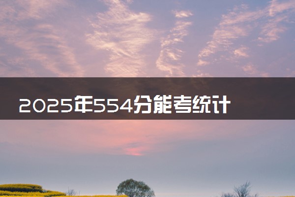 2025年554分能考统计学专业吗 554分统计学专业大学推荐