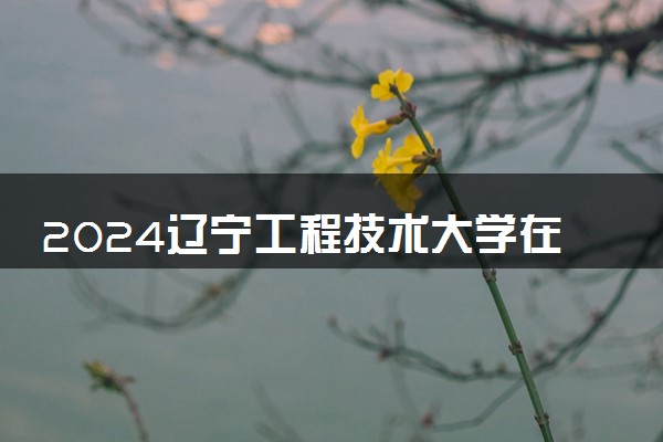 2024辽宁工程技术大学在江苏录取分数线 各专业分数及位次
