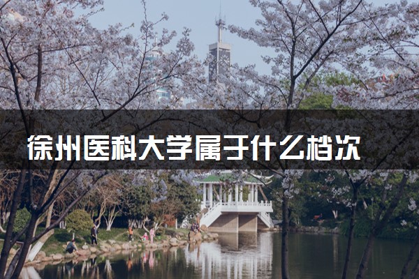 徐州医科大学属于什么档次 学校好不好