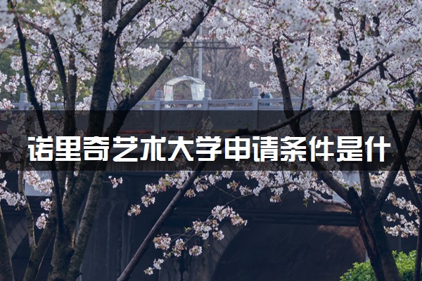 诺里奇艺术大学申请条件是什么 好考吗