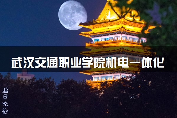 武汉交通职业学院机电一体化技术专业怎么样 录取分数线多少