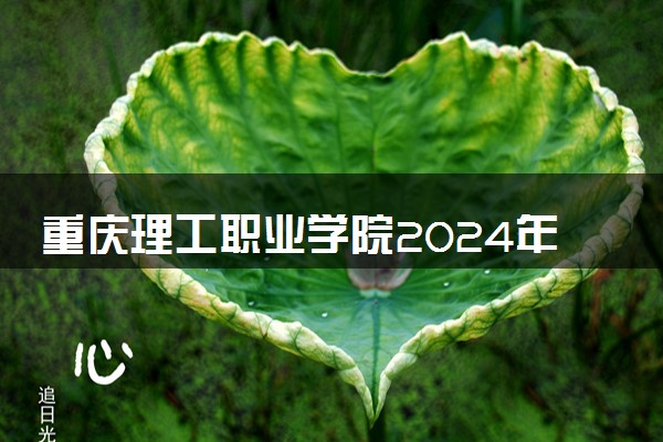重庆理工职业学院2024年各省录取分数线 多少分能考上