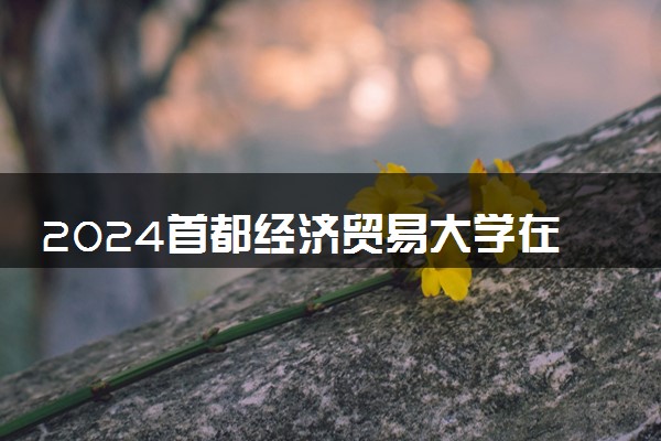 2024首都经济贸易大学在山东录取分数线 各专业分数及位次