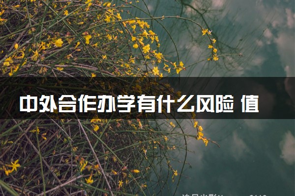 中外合作办学有什么风险 值得报考吗