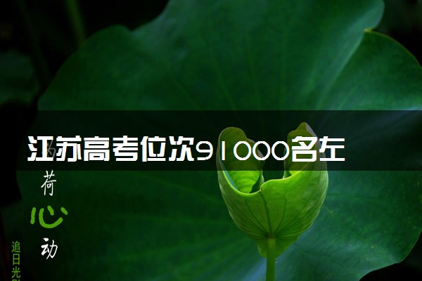 江苏高考位次91000名左右报什么大学好（2025年参考）