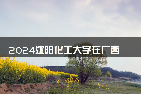 2024沈阳化工大学在广西录取分数线 各专业分数及位次