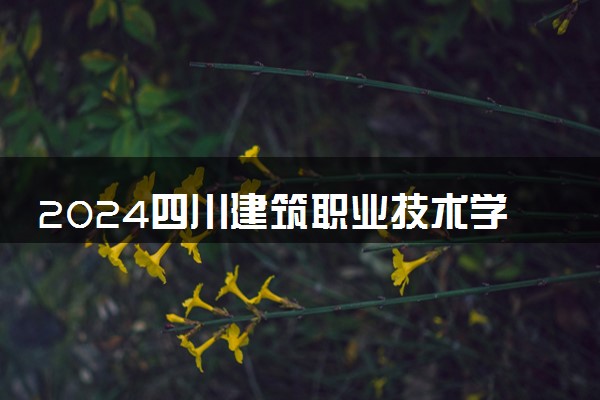 2024四川建筑职业技术学院在河北录取分数线 各专业分数及位次