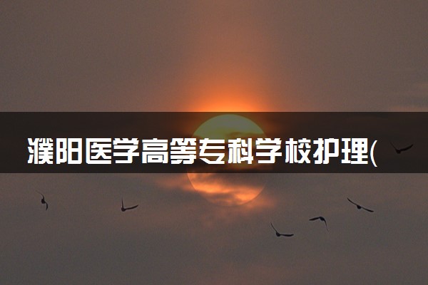 濮阳医学高等专科学校护理（急救护理方向）专业怎么样 录取分数线多少