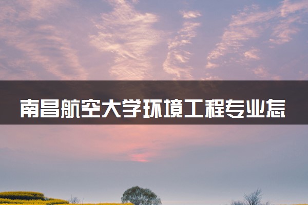 南昌航空大学环境工程专业怎么样 录取分数线多少