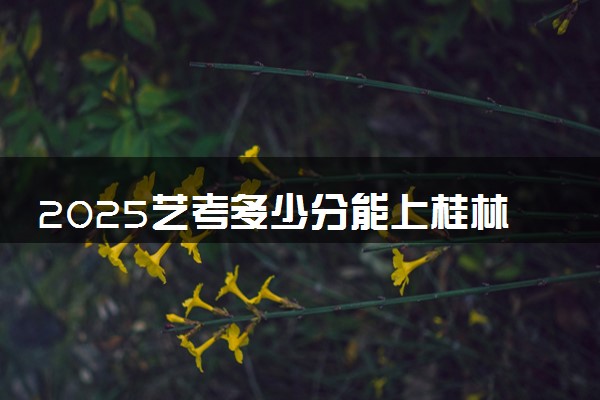 2025艺考多少分能上桂林旅游学院 最低分数线是多少