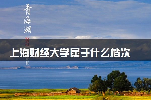 上海财经大学属于什么档次 学校好不好
