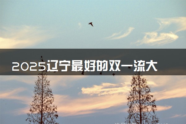 2025辽宁最好的双一流大学排名 全国第几名