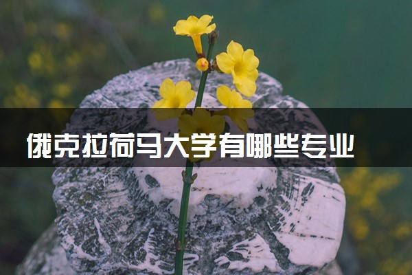 俄克拉荷马大学有哪些专业 最厉害三个专业是什么