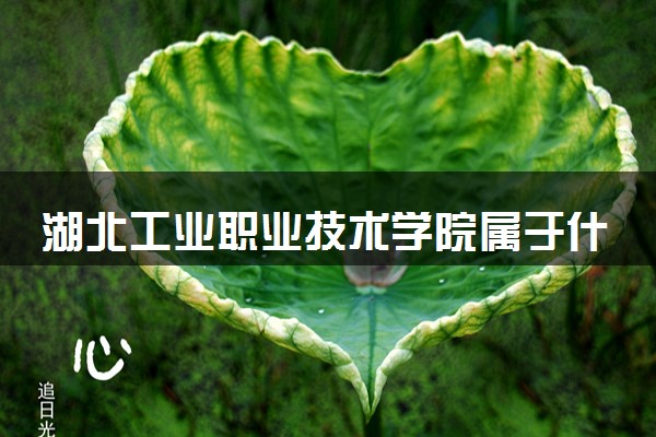 湖北工业职业技术学院属于什么档次 学校好不好