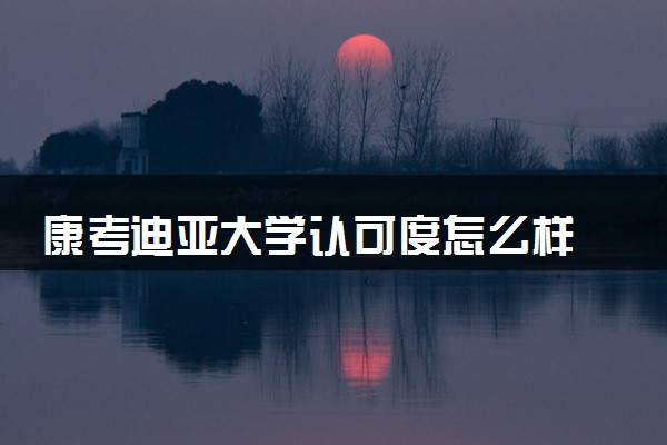 康考迪亚大学认可度怎么样 相当于国内什么大学