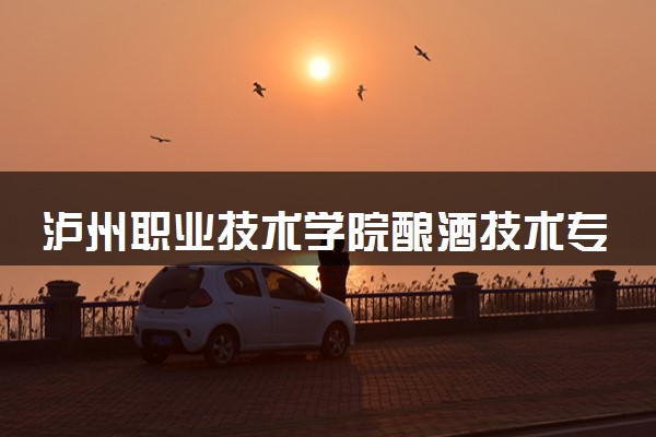 泸州职业技术学院酿酒技术专业怎么样 录取分数线多少