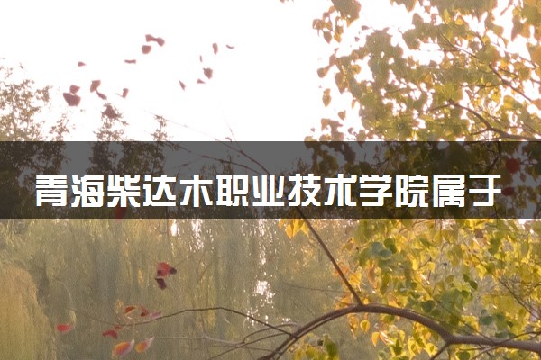 青海柴达木职业技术学院属于什么档次 学校好不好