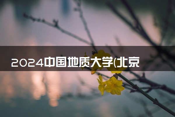 2024中国地质大学(北京)各省录取分数线是多少 最低分及位次