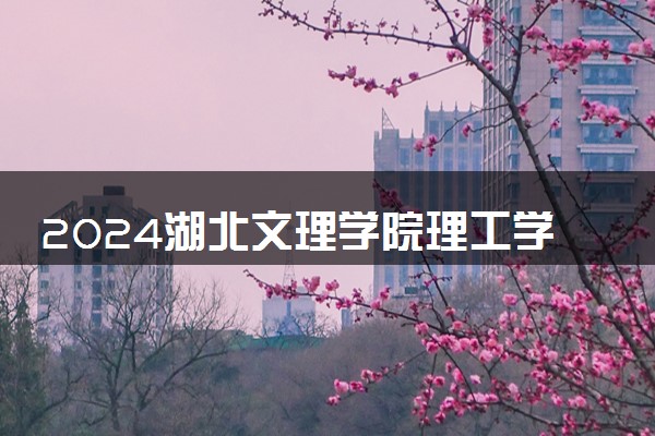 2024湖北文理学院理工学院各省录取分数线是多少 最低分及位次