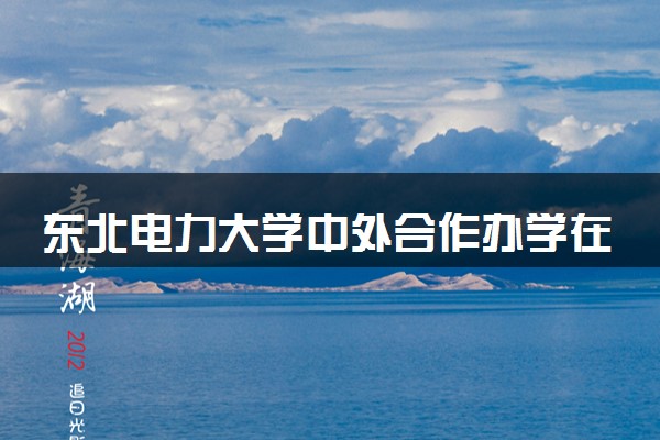 东北电力大学中外合作办学在哪个校区 在什么地方