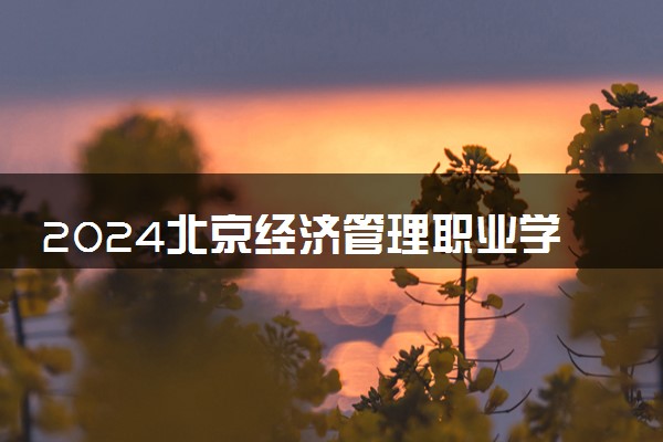 2024北京经济管理职业学院在四川录取分数线 各专业分数及位次