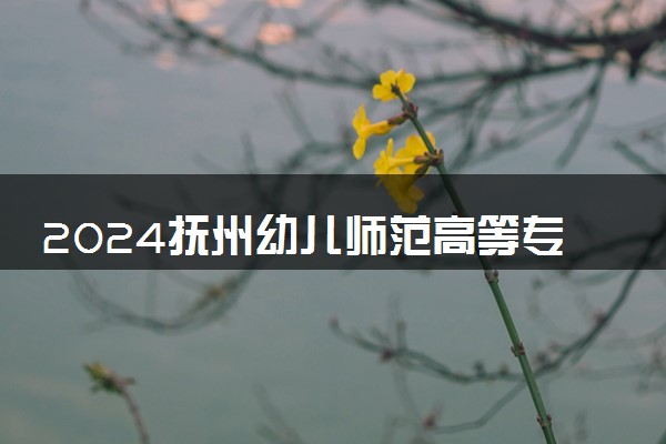 2024抚州幼儿师范高等专科学校各省录取分数线是多少 最低分及位次