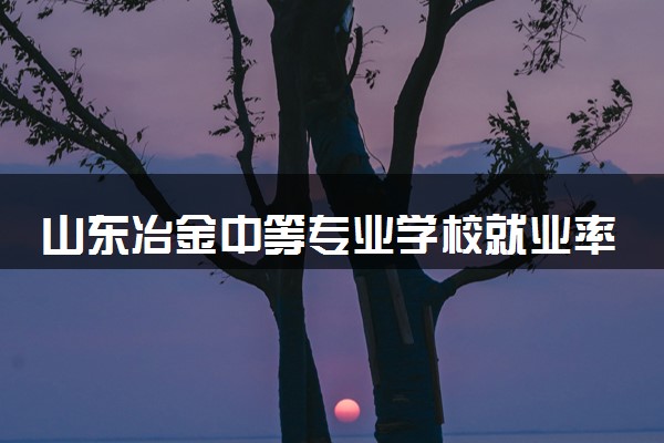 山东冶金中等专业学校就业率怎么样 包就业吗