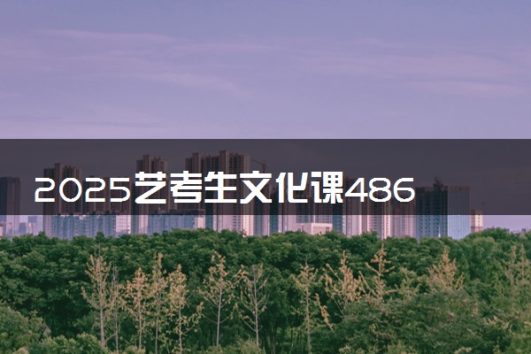 2025艺考生文化课486分能上鲁东大学吗