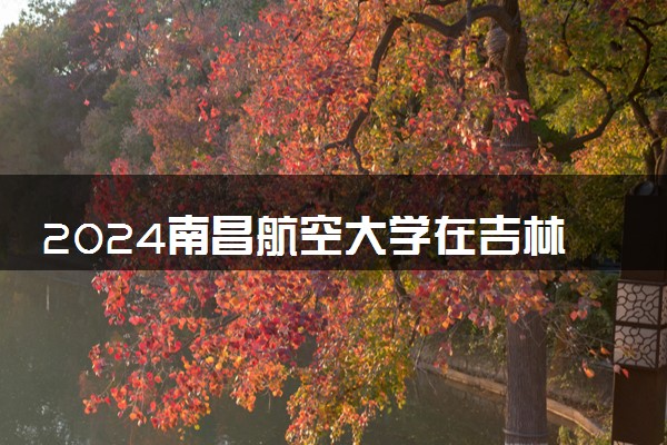 2024南昌航空大学在吉林录取分数线 各专业分数及位次