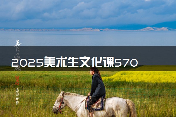 2025美术生文化课570分能上合肥工业大学吗