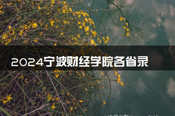 2024宁波财经学院各省录取分数线是多少 最低分及位次
