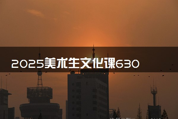 2025美术生文化课630分能上合肥工业大学吗