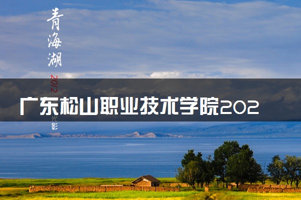 广东松山职业技术学院2024各省录取分数线及最低位次是多少