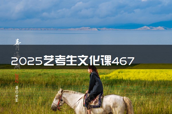 2025艺考生文化课467分能上安徽科技学院吗