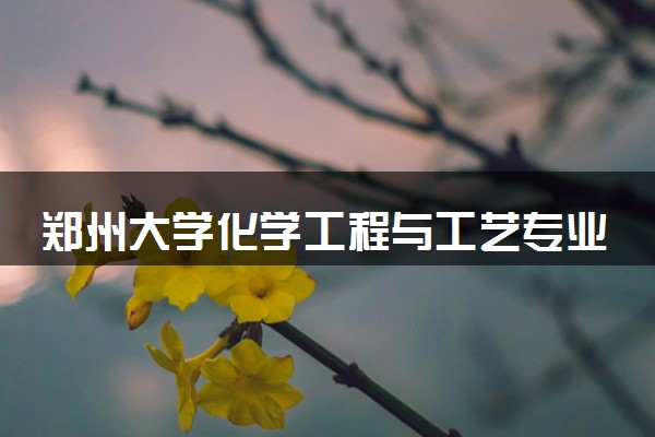 郑州大学化学工程与工艺专业怎么样 录取分数线多少