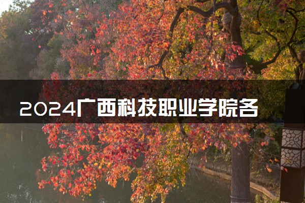2024广西科技职业学院各省录取分数线是多少 最低分及位次